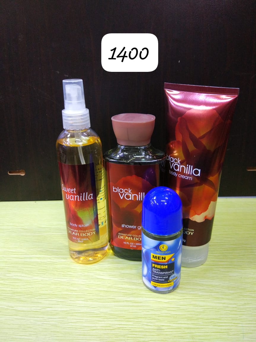 Body Splash, Shower Gel, Body Cream, Deodorant + Free Gift Card